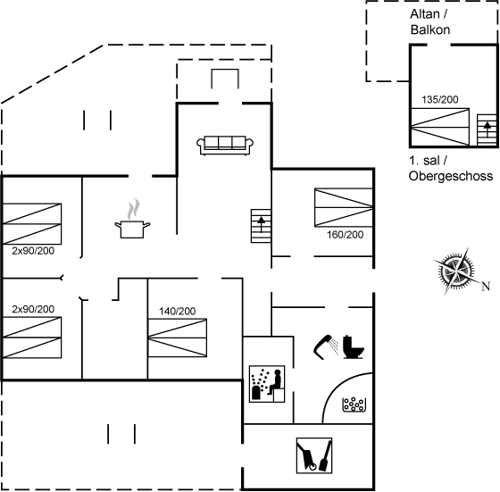 Vorschaubild von Ferienhaus UV61 in Fåborg - Südfünen