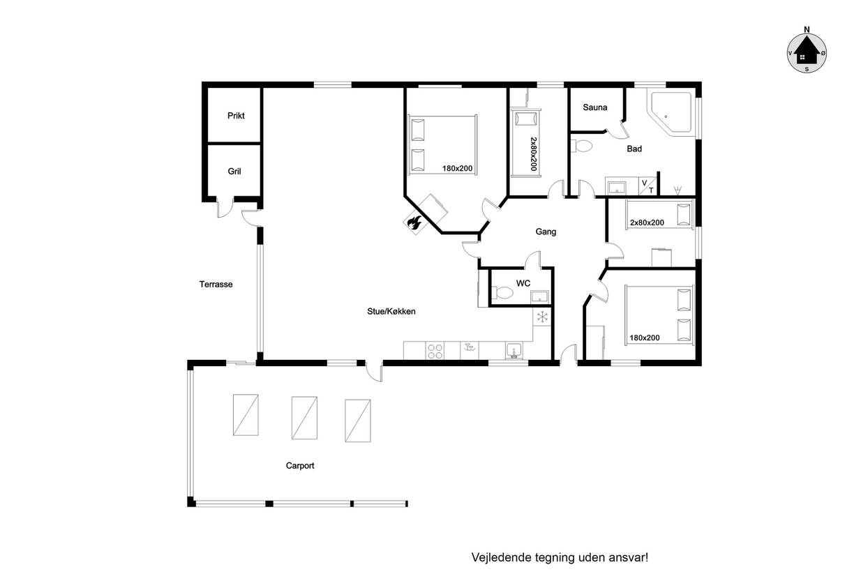 Vorschaubild von Ferienhaus UV82 in Vorupør - Thy/Limfjord