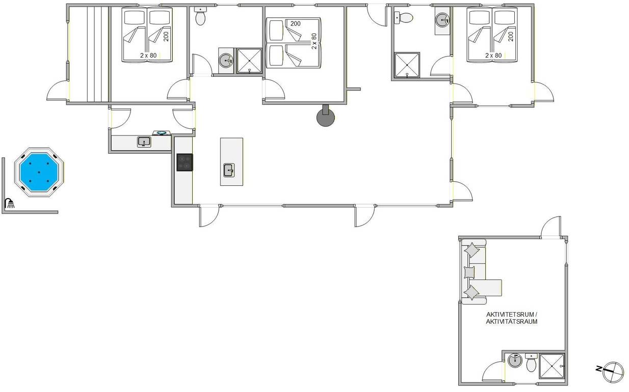 Vorschaubild von Ferienhaus UW65 in Bjerregård - Westjütland
