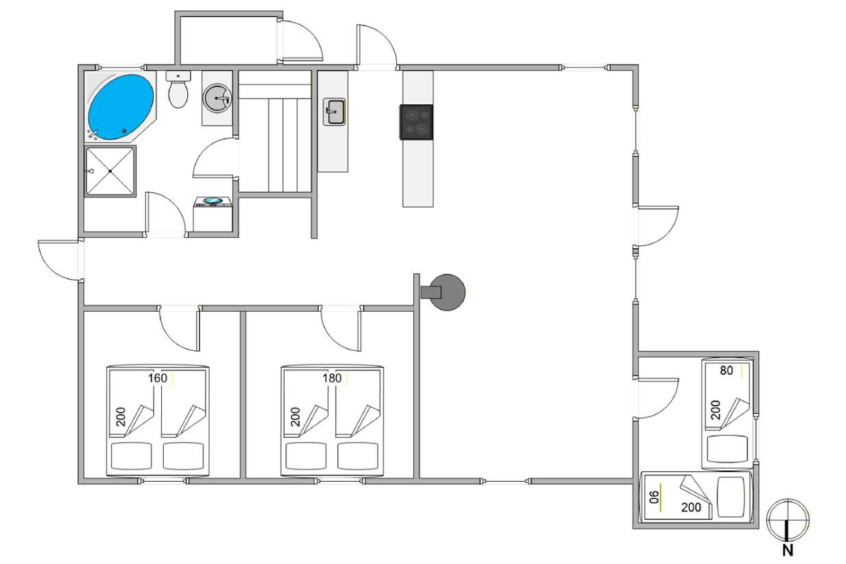 Vorschaubild von Ferienhaus UW95 in Jegum - Westjütland