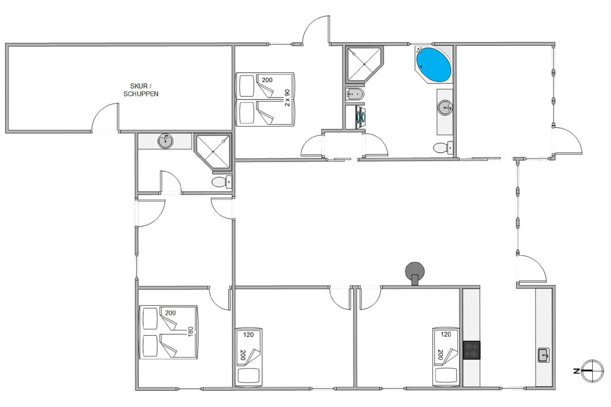Vorschaubild von Ferienhaus UX51 in Houstrup - Westjütland