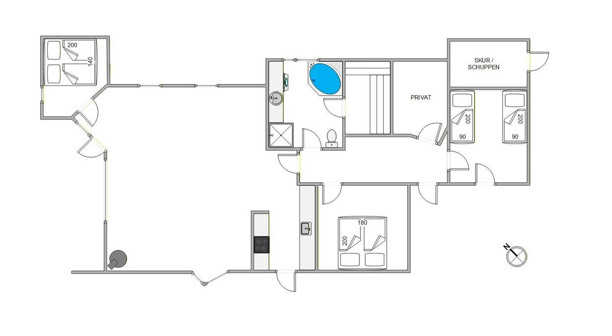 Vorschaubild von Ferienhaus UX79 in Henne Strand - Westjütland