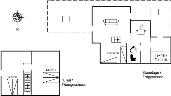 Vorschaubild von Ferienhaus UY86 in Lyby - Thy/Limfjord