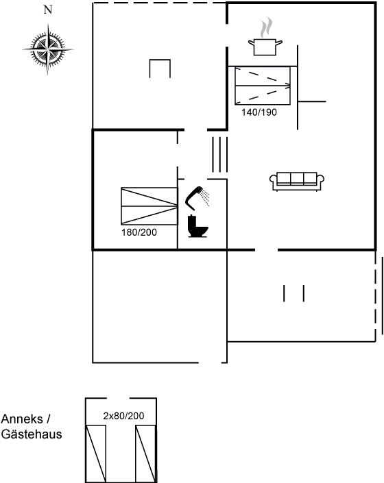 Vorschaubild von Ferienhaus UY92 in Toftum Bjerge - Thy/Limfjord