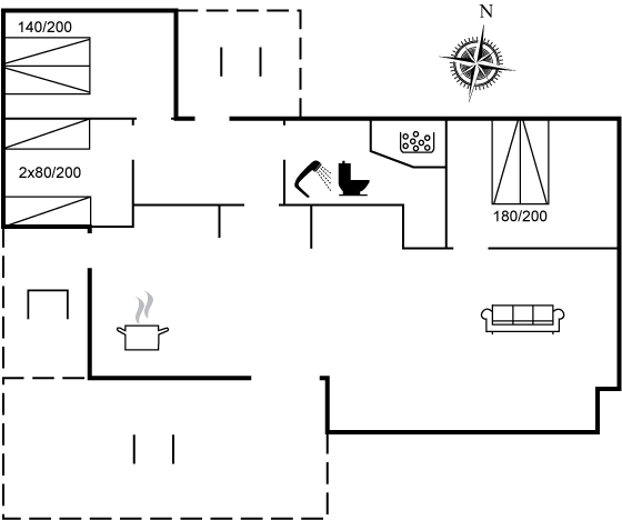 Vorschaubild von Ferienhaus UZ80 in Grønhøj - Løkken - Nordjütland