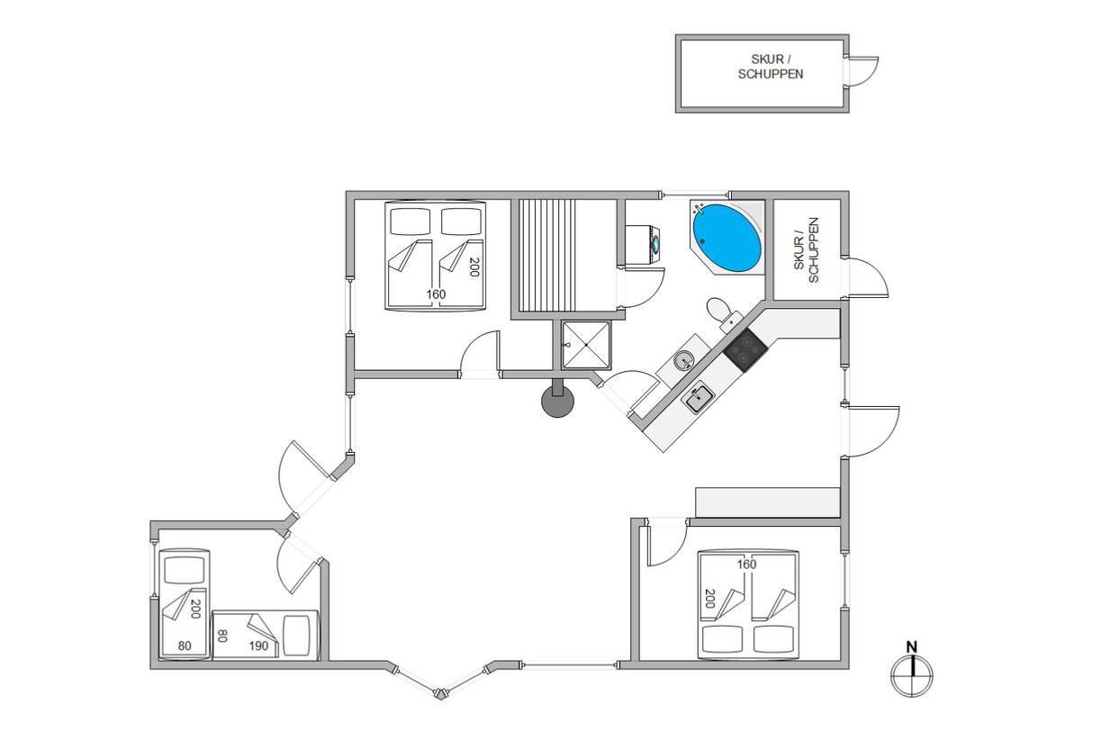 Vorschaubild von Ferienhaus VF40 in Houvig - Søndervig - Westjütland
