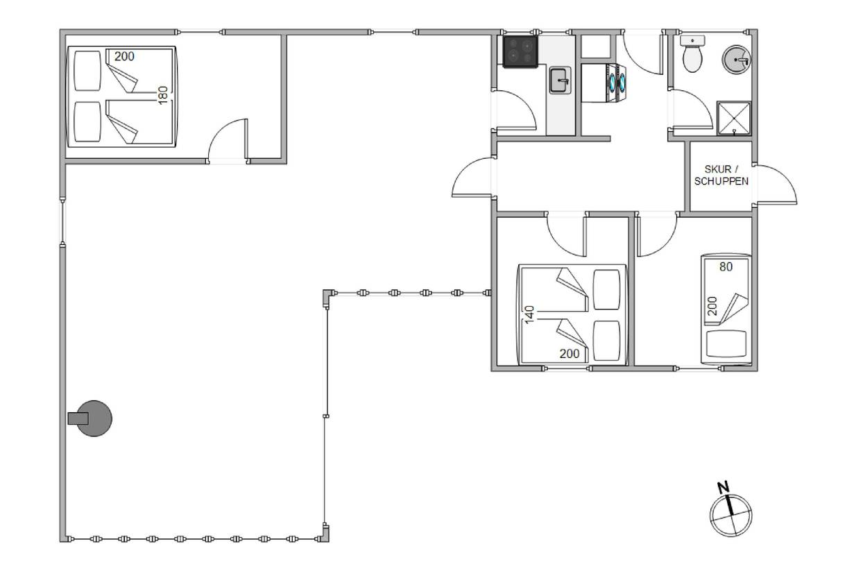 Vorschaubild von Ferienhaus VK67 in Houvig - Søndervig - Westjütland
