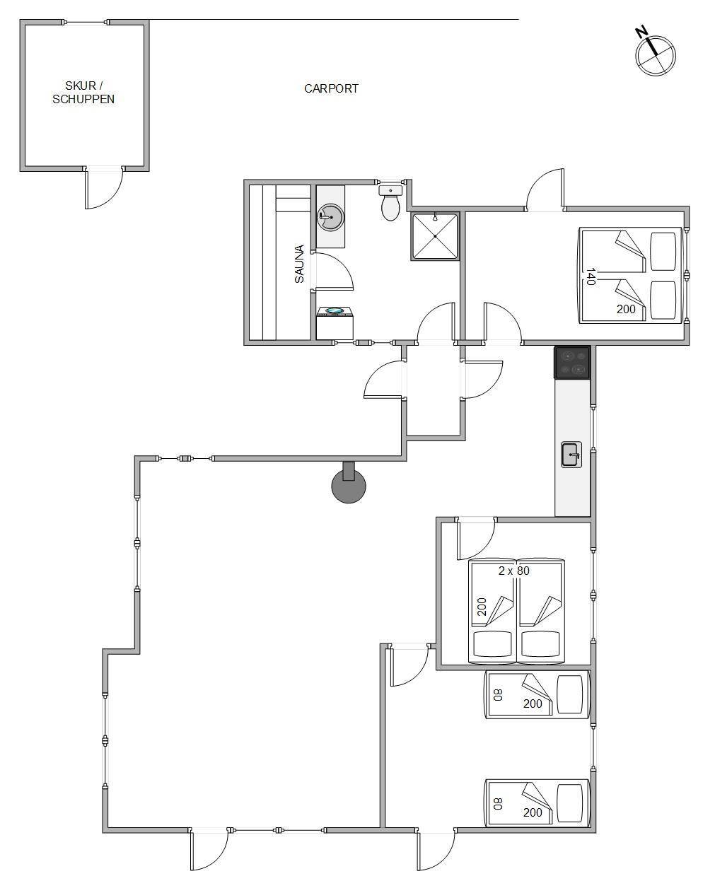 Vorschaubild von Ferienhaus VM64 in Bjerregård - Westjütland