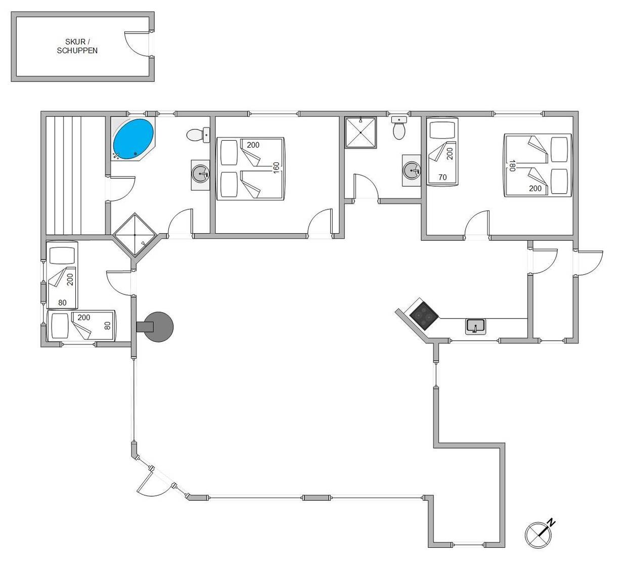 Vorschaubild von Ferienhaus VO80 in Bjerregård - Westjütland