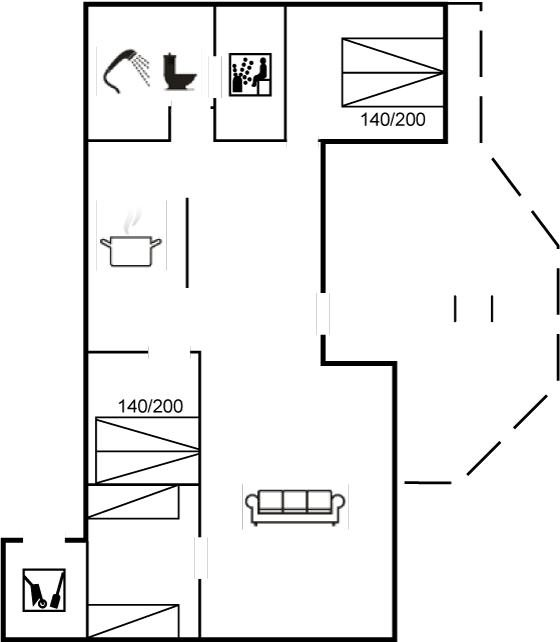 Vorschaubild von Ferienhaus VP60 in Kongsmark - Rømø