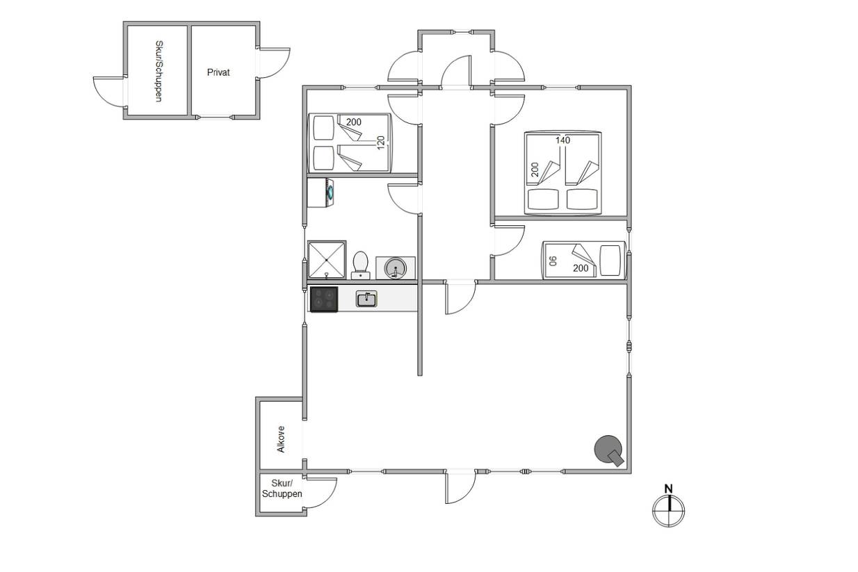 Vorschaubild von Ferienhaus VQ69 in Houstrup - Westjütland