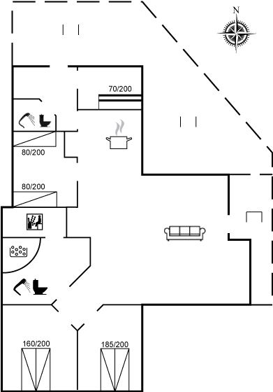 Vorschaubild von Ferienhaus VS62 in Nr. Lyngby - Løkken - Nordjütland