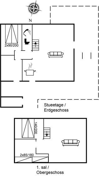 Vorschaubild von Ferienhaus VT54 in Sønderho - Fanø