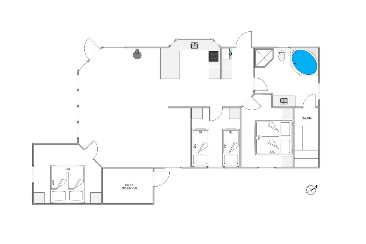 Vorschaubild von Ferienhaus VX18 in Vejers Strand - Westjütland