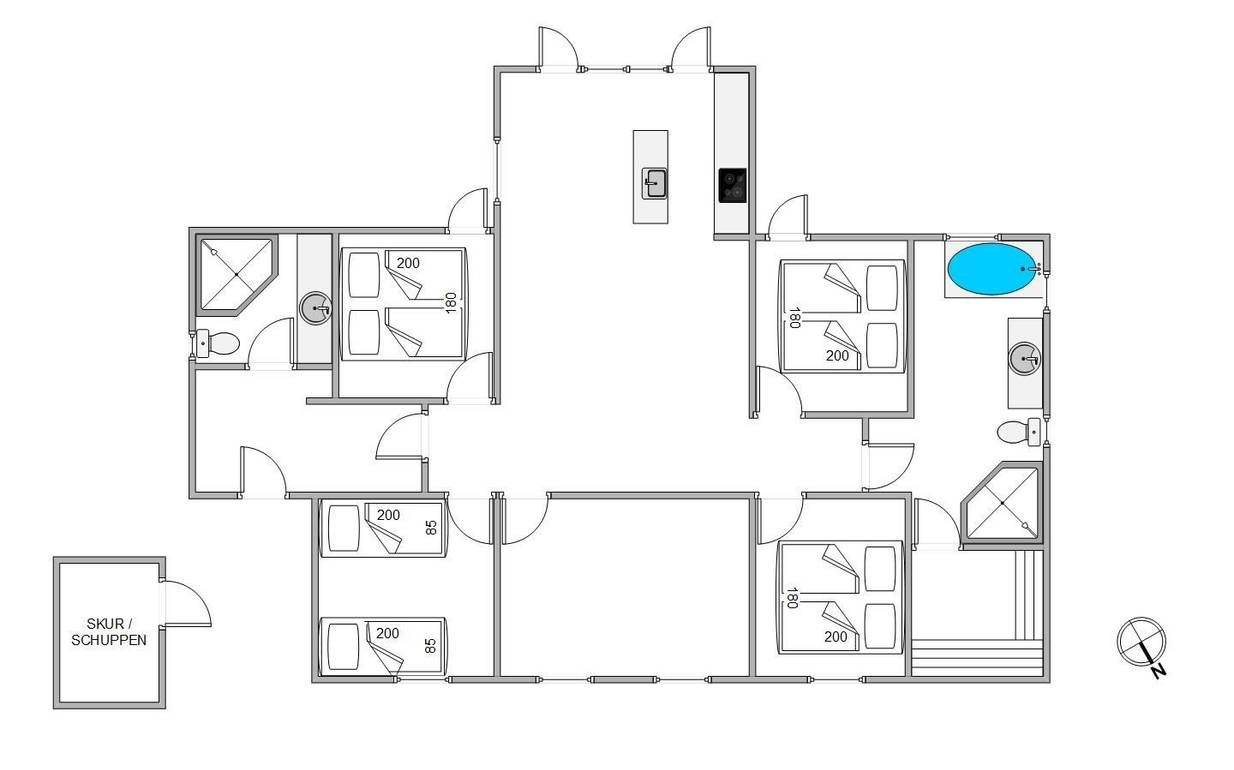 Vorschaubild von Ferienhaus WA45 in Henne Strand - Westjütland