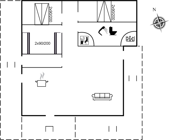 Vorschaubild von Ferienhaus WC25 in Klitmøller - Thy/Limfjord