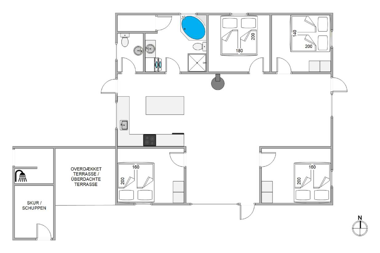 Vorschaubild von Ferienhaus WC32 in Søndervig - Westjütland