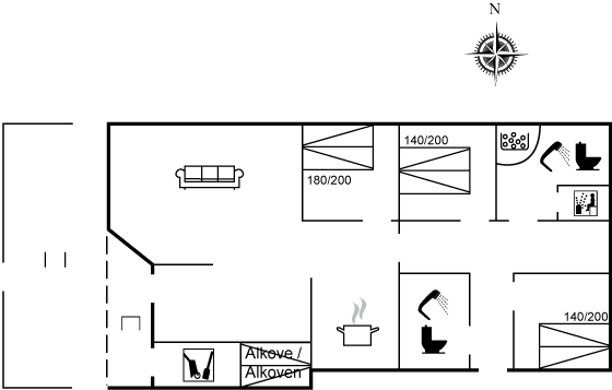 Vorschaubild von Ferienhaus WC42 in Marielyst - Falster