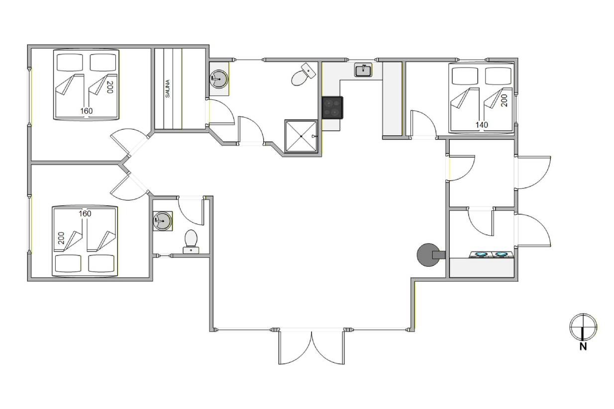 Vorschaubild von Ferienhaus WC69 in Jegum - Westjütland