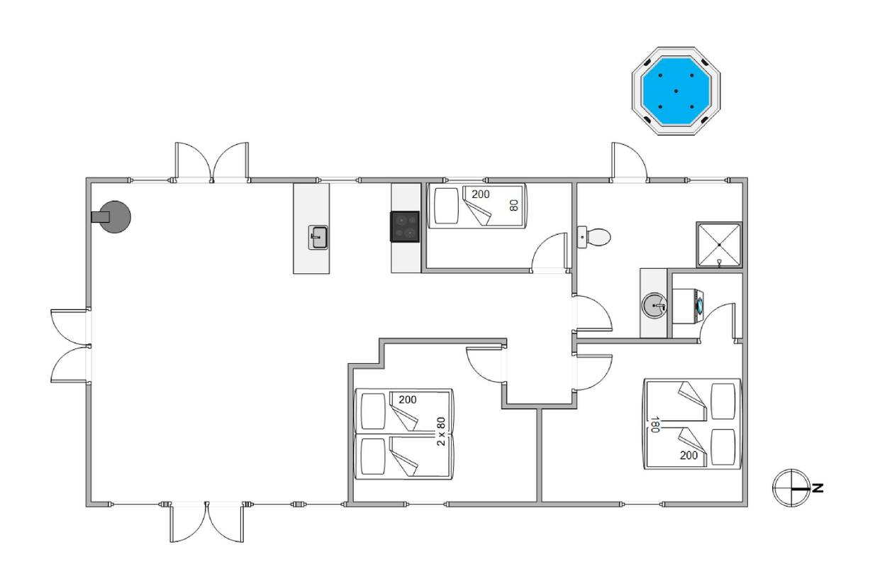 Vorschaubild von Ferienhaus WD85 in Årgab - Westjütland