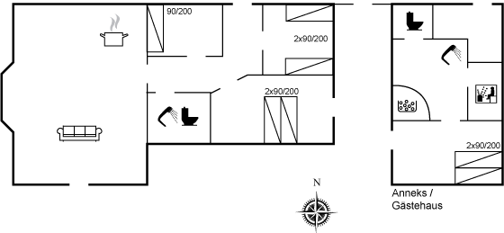 Vorschaubild von Ferienhaus WE53 in Nr. Lyngvig - Hvide Sande - Westjütland