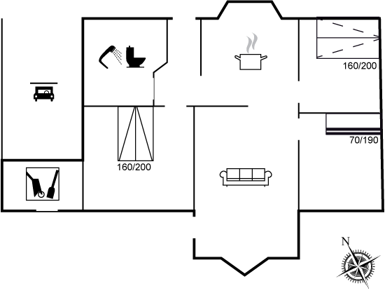 Vorschaubild von Ferienhaus WH92 auf Næs - Südseeland