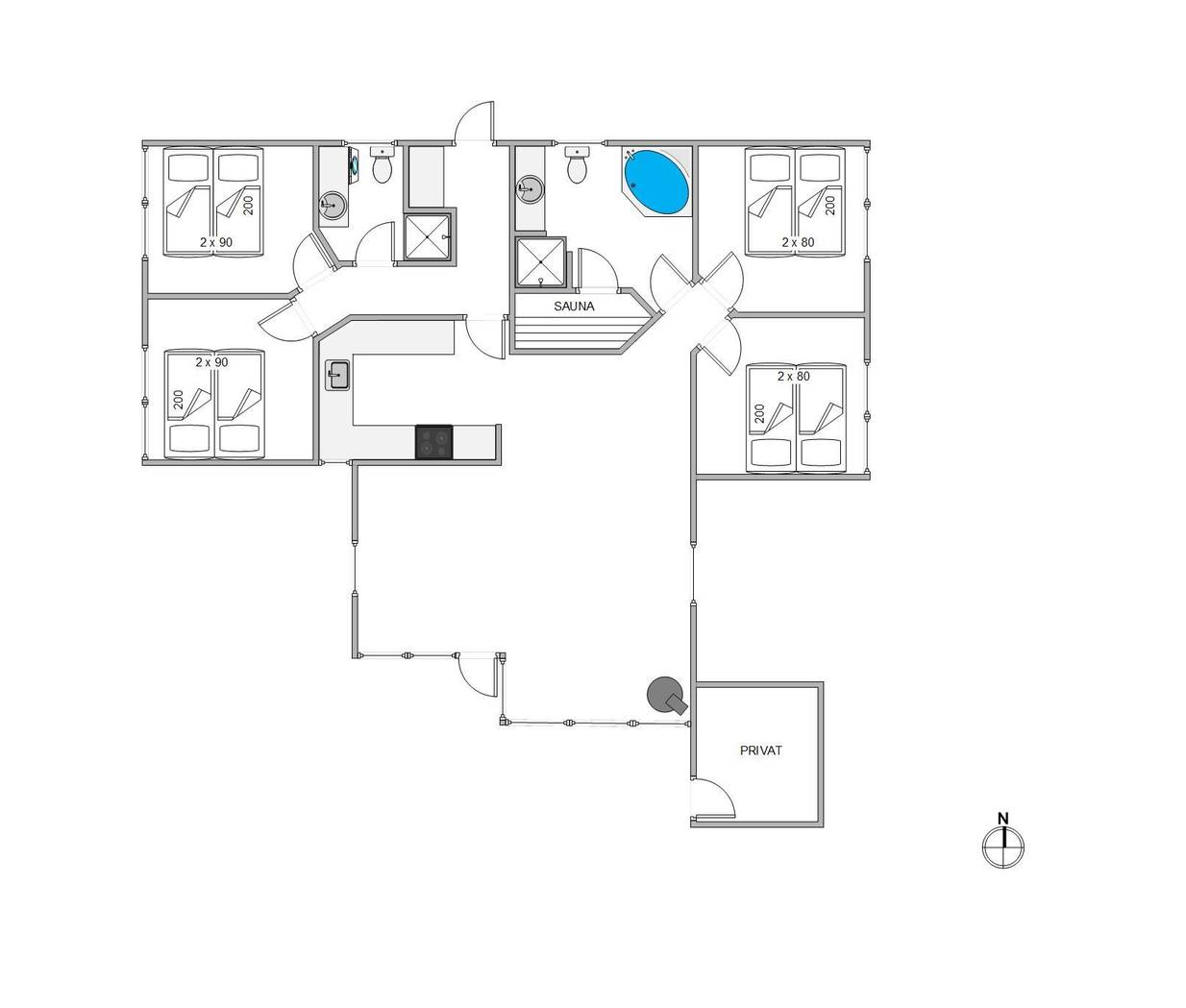 Vorschaubild von Ferienhaus WJ78 in Henne Strand - Westjütland