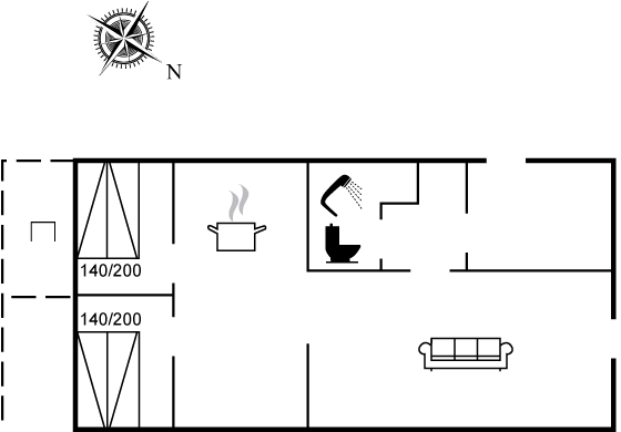 Vorschaubild von Ferienhaus WL41 in Marielyst - Falster