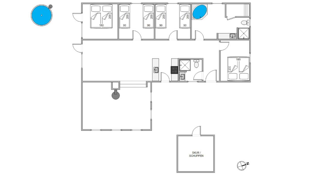Vorschaubild von Ferienhaus WO20 in Houvig - Søndervig - Westjütland