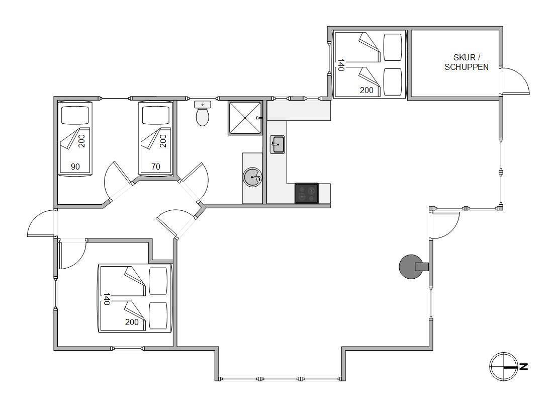 Vorschaubild von Ferienhaus WO51 in Klegod - Westjütland