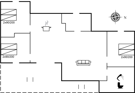 Vorschaubild von Ferienhaus WO86 in Bisnap - Hou - Nordjütland Ost