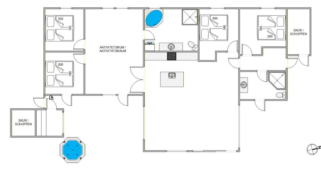 Vorschaubild von Ferienhaus WQ69 in Kromose - Rømø