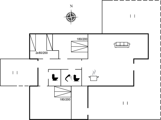 Vorschaubild von Ferienhaus WT45 in Ferring - Vejlby Klit - Westjütland