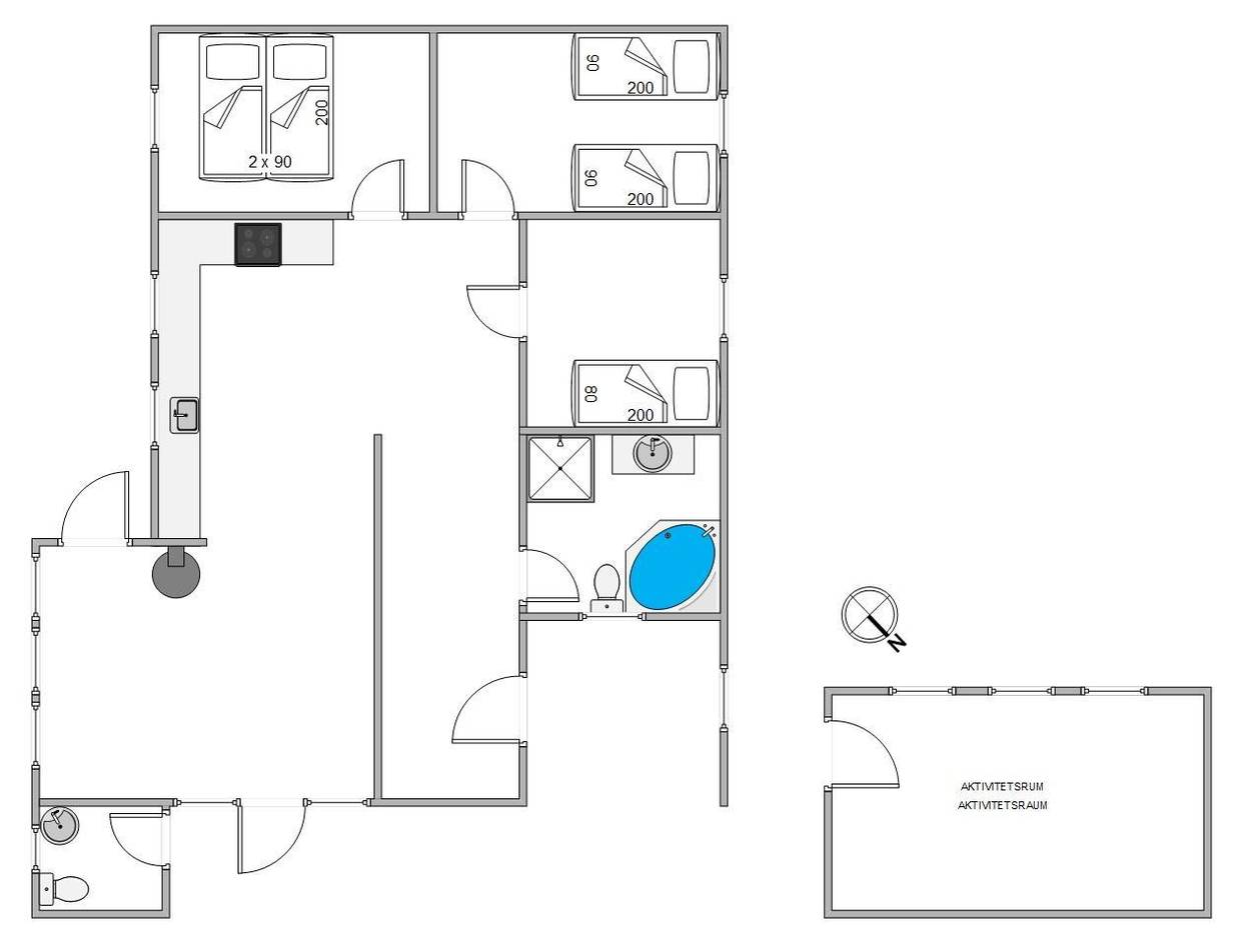 Vorschaubild von Ferienhaus WT54 in Vejers Strand - Westjütland