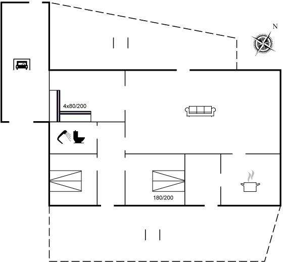Vorschaubild von Ferienhaus WX05 in Klitmøller - Thy/Limfjord