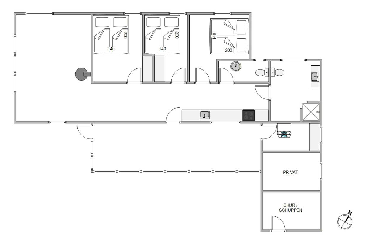 Vorschaubild von Ferienhaus WY64 in Søndervig - Westjütland