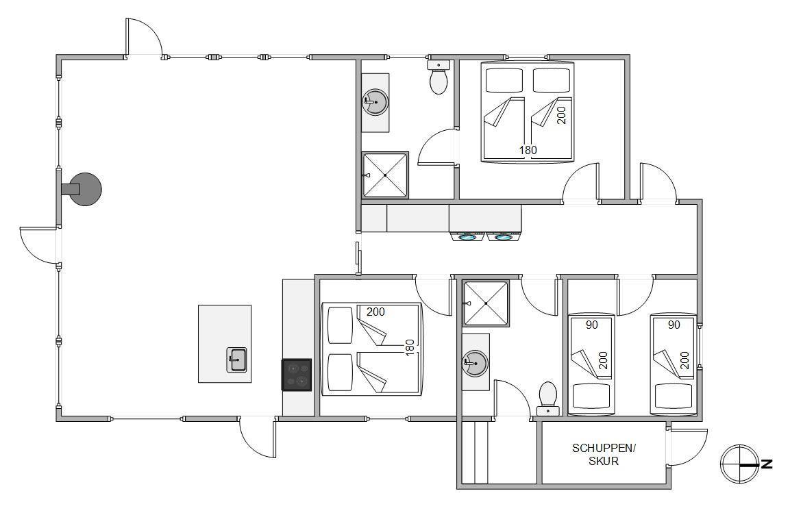 Vorschaubild von Ferienhaus WZ10 in Bjerregård - Westjütland
