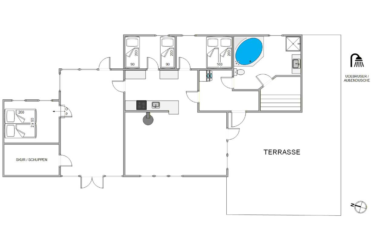 Vorschaubild von Ferienhaus WZ77 in Søndervig - Westjütland