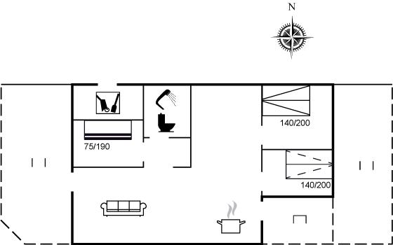 Vorschaubild von Ferienhaus XC14 in Nørlev - Lønstrup - Nordjütland