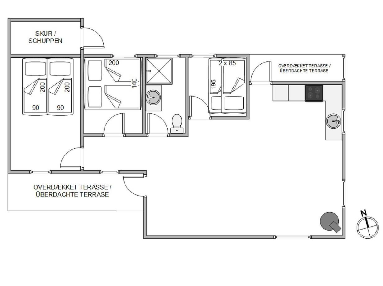 Vorschaubild von Ferienhaus XC43 in Houvig - Søndervig - Westjütland