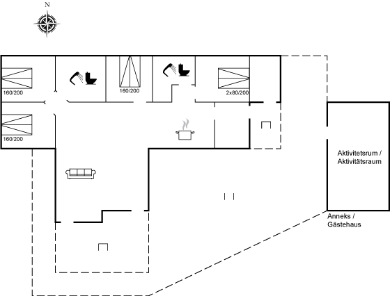 Vorschaubild von Ferienhaus XD14 in Nr. Lyngby - Løkken - Nordjütland