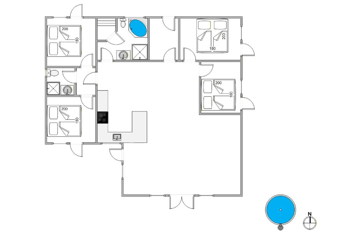 Vorschaubild von Ferienhaus XD65 in Søndervig - Westjütland