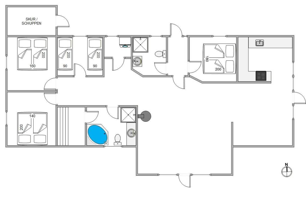 Vorschaubild von Ferienhaus XE27 in Kromose - Rømø