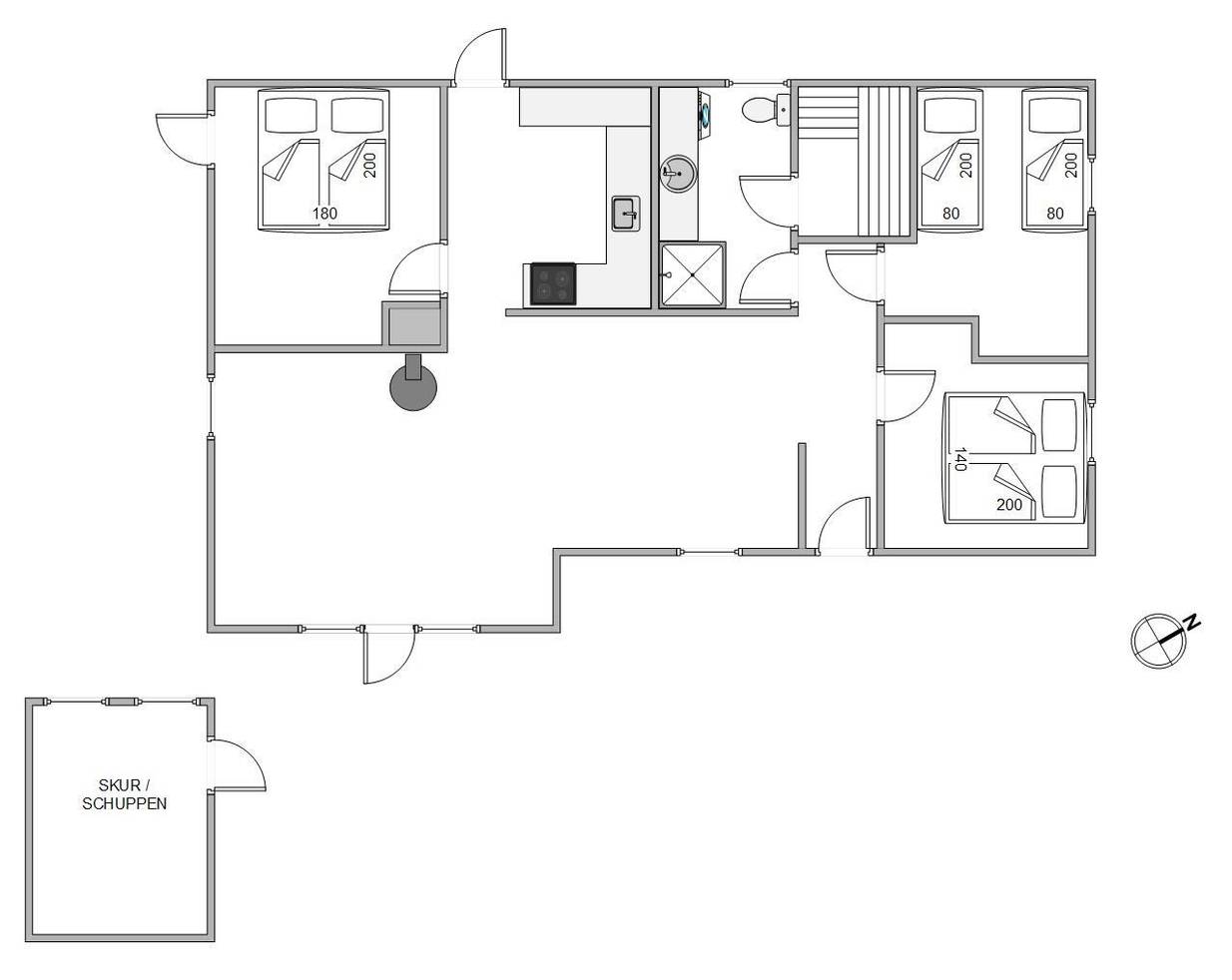 Vorschaubild von Ferienhaus XH03 in Bjerregård - Westjütland