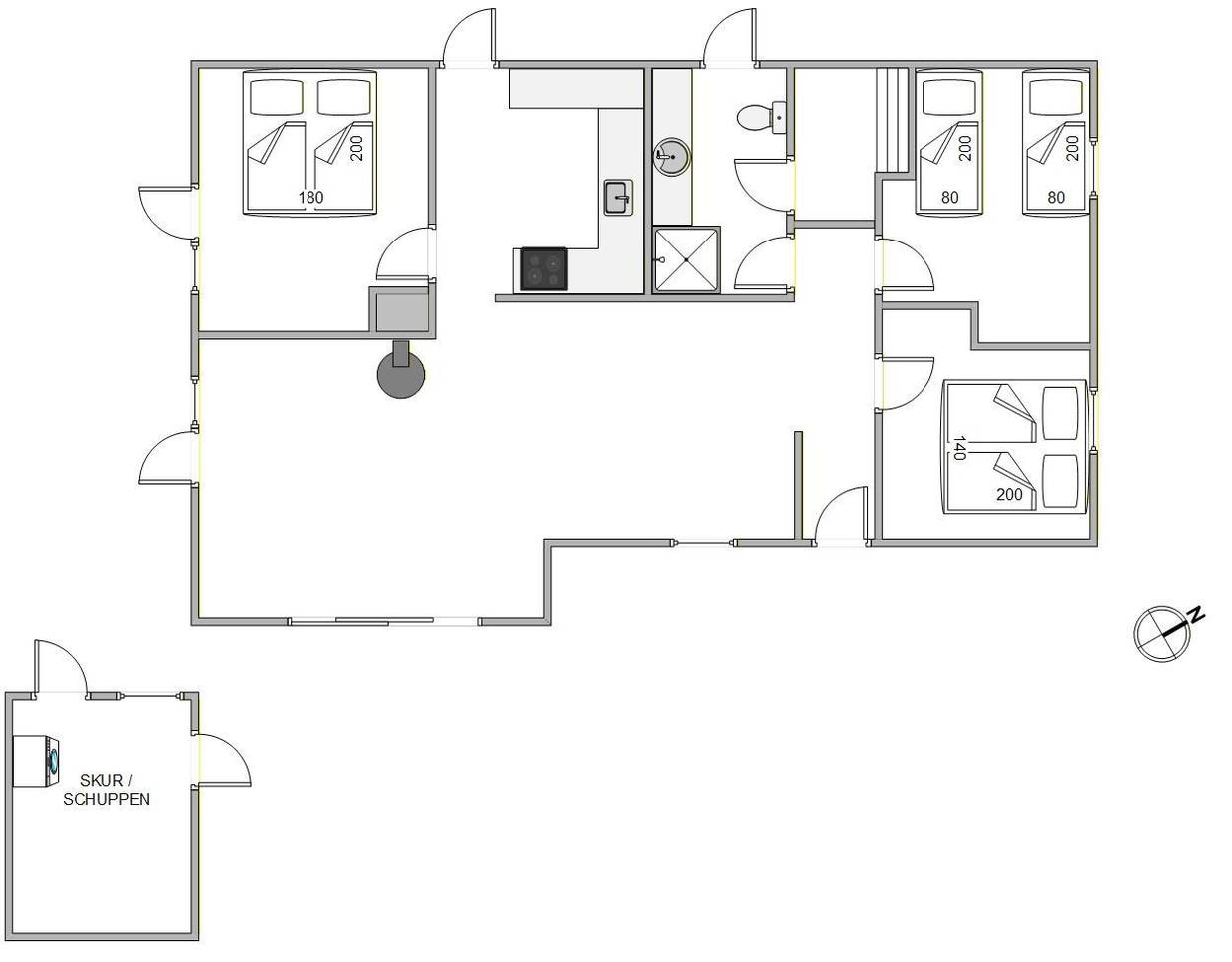 Vorschaubild von Ferienhaus XH03 in Bjerregård - Westjütland