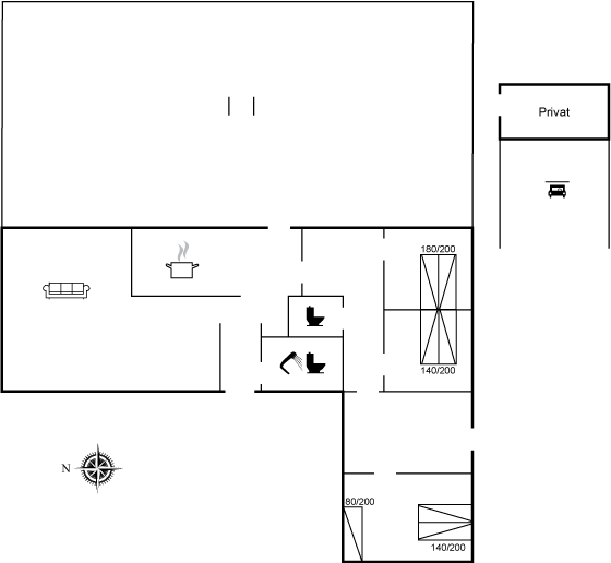 Vorschaubild von Ferienhaus XH85 auf Bøjden - Südfünen