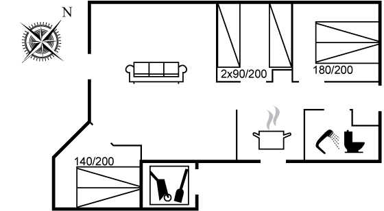 Vorschaubild von Ferienhaus XL85 in Sjællands Odde - Westseeland