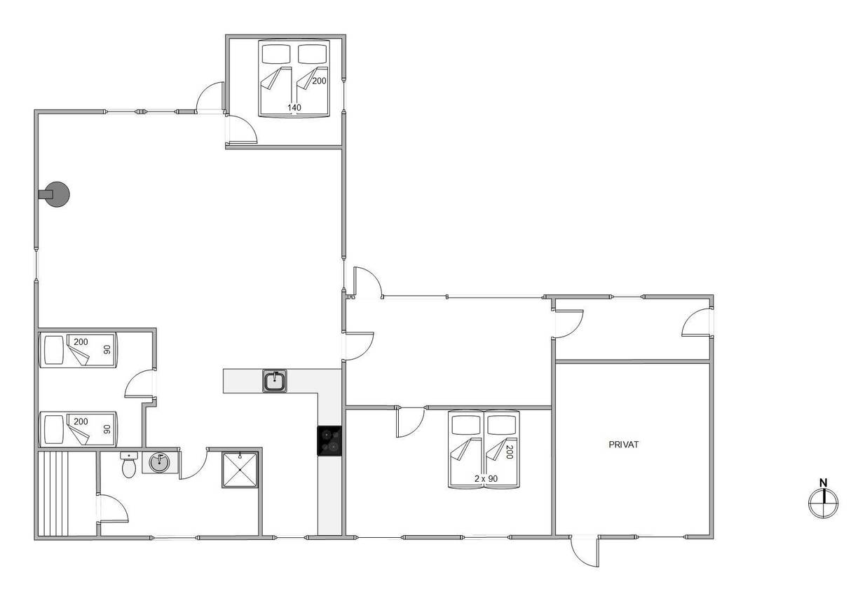 Vorschaubild von Ferienhaus XN71 in Houstrup - Westjütland