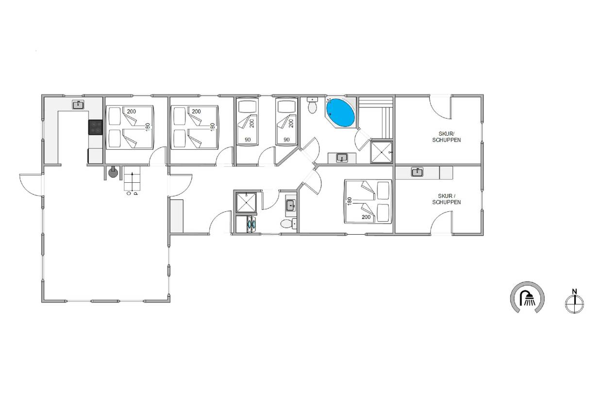 Vorschaubild von Ferienhaus XO70 in Houvig - Søndervig - Westjütland