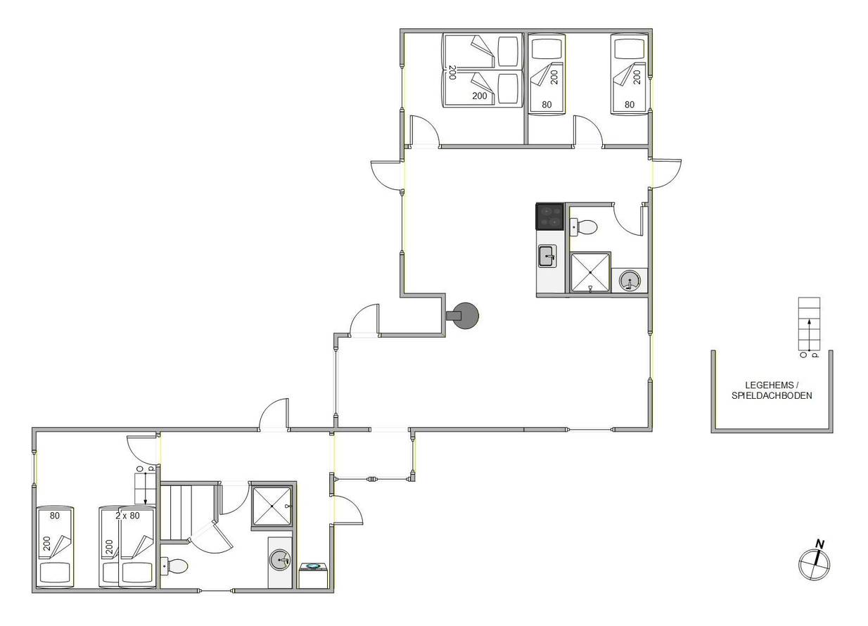 Vorschaubild von Ferienhaus XP72 in Kongsmark - Rømø